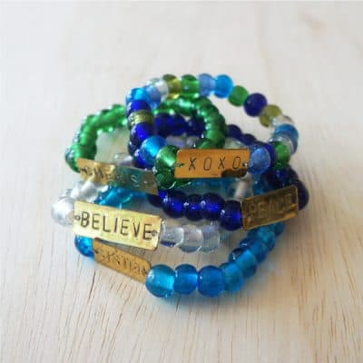 Recycled Glass Bracelets