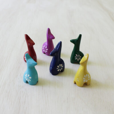 Set of 6 Tiny Giraffes