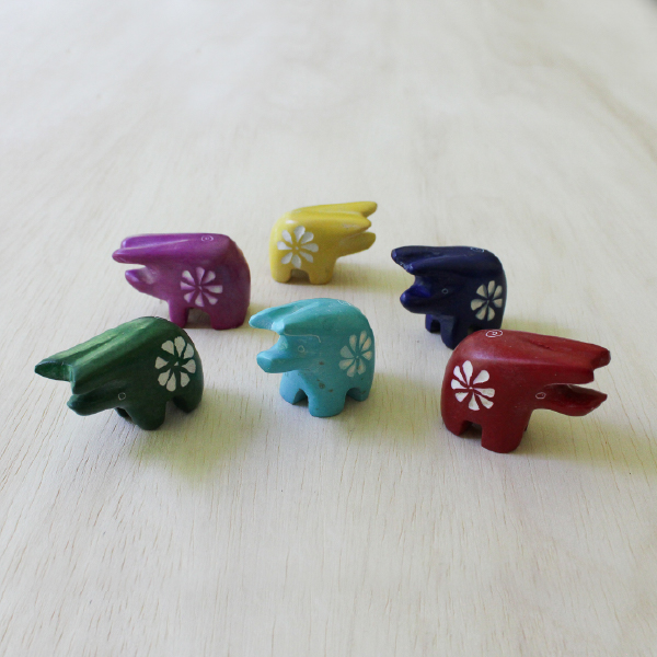 Set of 6 Tiny Pigs