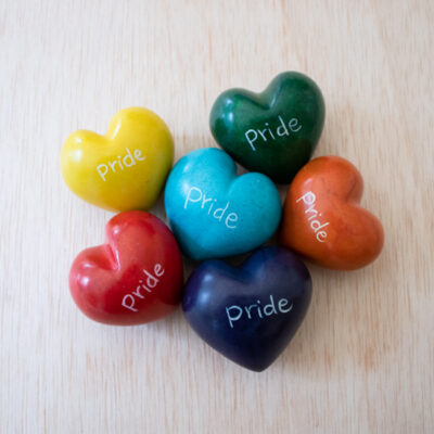Set of 6 Pride Hearts