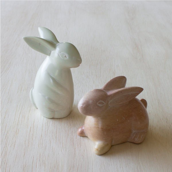 Natural Bunny Sitting Up - Image 2