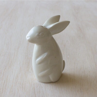 Natural Bunny Sitting Up