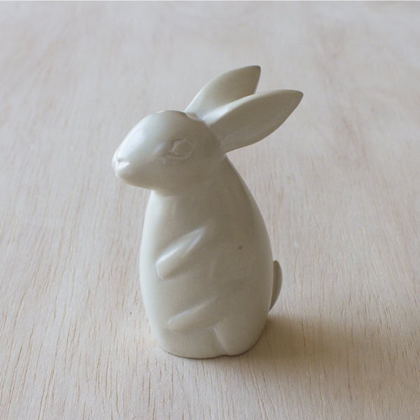 Natural Bunny Sitting Up