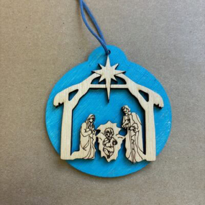 Lazer Cut Chilean Nativity Ornament